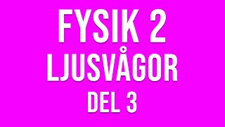 Fysik 2  Ljusvågor del 3 [upl. by Treat103]