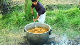 Traditional Chicken Biryani  Chicken Biryani Recipe  Donating for Orphanage  Village Food Channel [upl. by Cooperstein]