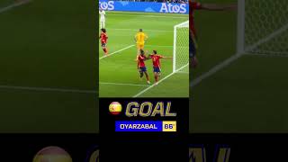 Goal Oyarzabal 86 min Spain vs England 21 Highlights Williams Palmer Oyarzabal Final Euro 2024 [upl. by Eelaroc67]