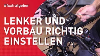 Fahrradlenker richtig einstellen für eine angenehme Sitzposition [upl. by Hamish]