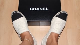 UNBOXING  Espadrilles Croisière CHANEL [upl. by Ecnedurp450]