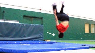 Me Learning How to Backflip for the first time and more [upl. by Bakemeier338]