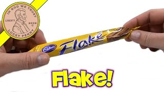 Cadbury Flake The Crumbliest Flakiest Milk Chocolate Bar  UK Snack Tasting Series [upl. by Murdock903]