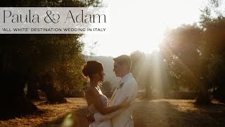 Paula amp Adam  Destination Interfaith Jewish Wedding at Masseria Le Carrube Ostuni Puglia Italy [upl. by Tnomad625]