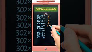 302 Times Table maths shorts [upl. by Nicole]