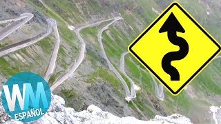 ¡Top 10 Carreteras más PELIGROSAS del Mundo [upl. by Grete]