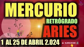 CÓMO AFECTA MERCURIO RETRÓGRADO en ARIES 2024 1 AL 25 de ABRIL 2024 ECLIPSES  CUÁNTICO UNIVERSAL [upl. by Burnaby19]