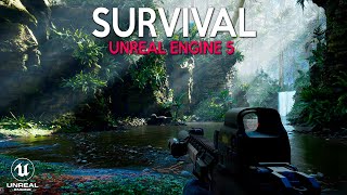 New SURVIVAL Games in UNREAL ENGINE 5 coming out in 2023 [upl. by Iolenta]