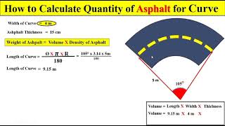 How to Calculate Asphalt Quantity  Quantity of Asphalt  Road Asphalt  Asphalt  Civil Engineering [upl. by Harat340]