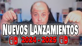 👉Emocionantes lanzamientos para Nintendo Switch en 2024 y 2025 😁 [upl. by Kcinimod574]