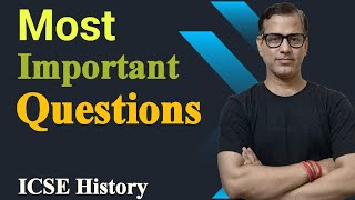 Most Important Questions History ICSE Class 10  Most Repeated Questions  Topics Class 10 History [upl. by Rufena]