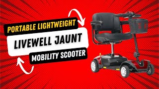 Livewell Jaunt Mobility Scooter Portable Electric Scooter For Adults Fits In Most Car Boots [upl. by Jeconiah]