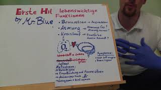 EH10 LEBENSWICHTIGE FUNKTIONEN BAK  ERSTE HILFE REFRESHER ONLINE by MrBlueglove [upl. by Paulie]