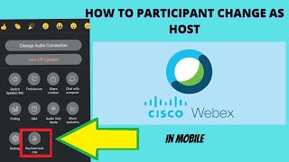 Reclaim host role  cisco webex meetings  How to participant change as host  webex meet  meet [upl. by Lavotsirc]