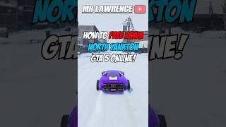 GTA 5 ONLINE HOW TO FREE ROAM NORTH YANKTON ❄️ gtaglitch gtahalloween gta5 gtaonline shorts [upl. by Kellyann]