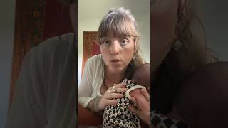 My foolproof burp method Does it work for you 🤔 momhacks newborn babyhealth newborntips mom [upl. by Marve286]