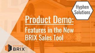 Product Demo Features in the New BRIX Sales Tool [upl. by Olinde500]