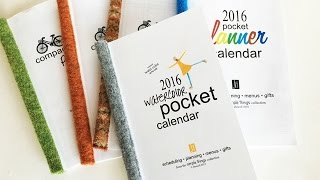 DIY Pocket Weekly Planner How to print and bind your own pocket planner with felted wool sweaters [upl. by Aramad294]