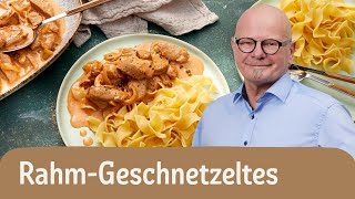 PfefferRahmGeschnetzeltes  REWE Deine Küche [upl. by Adelbert921]