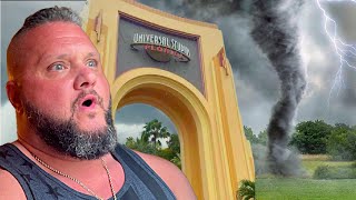 🌪 TORNADO at UNIVERSAL ORLANDO FAMILY TRAVEL VLOG Florida [upl. by Mccarty837]