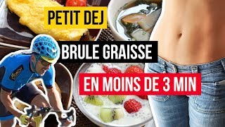 🔥 PETIT DEJ BRÛLE GRAISSE en moins de 3 minutes 🍽 [upl. by Egidio]