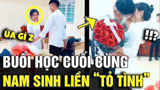 Tranh thủ BUỔI HỌC CUỐI nam sinh liền TỎ TÌNH bạn cùng lớp và cái kết BẤT NGỜ  Tin Nhanh 3 Phút [upl. by Eelrihs]