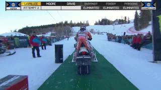 Levi LaVallee Wins Gold in Snowmobile Long Jump [upl. by Ardnoik]