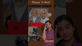 Stop it  Change is must in AGNIVEER scheme news agniveer change shorts viral trending [upl. by Charissa75]