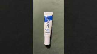 CeraVe Eye Repair Cream Highly Recommended Review [upl. by Dolloff]