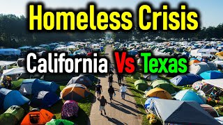 Homeless Population Boom in California Vs Texas [upl. by Cochran]