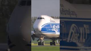 🇷🇺 AIR BRIDGE CARGO B747 take off at 🇳🇱 [upl. by Lodge469]