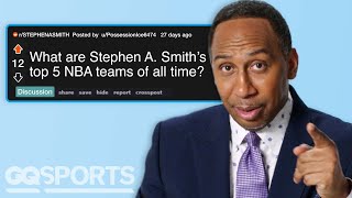 Stephen A Smith Replies to Fans on the Internet  Actually Me  GQ Sports [upl. by Arias726]