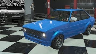 GTA 5  DLC Vehicle Customization  Vapid Retinue Mk II Ford Escort and Review [upl. by Templia]