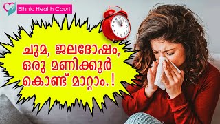 ചുമ ജലദോഷം തൊണ്ടവേദന കഫക്കെട്ട് എന്നിവ ഒരു മണിക്കൂർ കൊണ്ട് മാറാൻ  Ethnic Health Court [upl. by Naesal44]