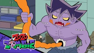 Zo Zo Zombie Becomes a HOCKEY GOALIE Samurai Showdown and Zombie Hunter Joe [upl. by Alioz]