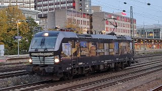 Güterzugverkehr am Heimeranplatz in München Mit ÖBBTaurus Baureihe 218 amp Class 66 [upl. by Embry]