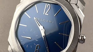 Bulgari Octo Finissimo Automatic 100M Stainless Steel 103431 Bulgari Watch Review [upl. by Irfan]