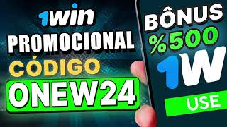 1win Código promocional  ONEW24 BÓNUS TOP 500 [upl. by Anigue651]