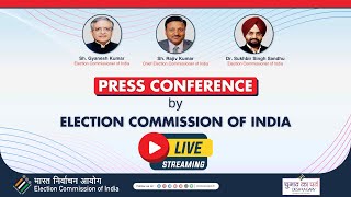 Press Conference by Election Commission of India [upl. by Hassi]