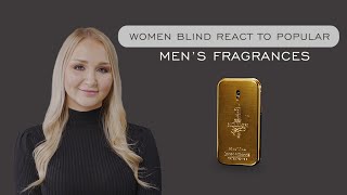 Women Blind React To Popular Mens Fragrances YSL Montblanc Versace DampG amp More [upl. by Alla]