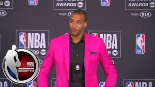 FULL Rudy Gobert press conference for winning 2018 NBA Defensive Player of the Year  NBA on ESPN [upl. by Ayak]