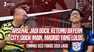 OFFSIDE DUO 150  ARSENAL JADI BOCIL KETEMU BAYERN TIMNAS U23 FOKUS SISA LAGA [upl. by Nathanoj]