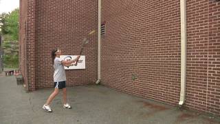 US Lacrosse Training Tips Wall Ball [upl. by Ahsiem]