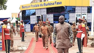 👉🏿🔵🔴 FASO Le capitaine INAUGURE la première banque de poste aujourd’hui  Nos yeux sont ouverts [upl. by Annohsat]