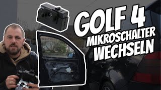 VW Golf 4  Wechsel und Ärger mit dem Mikroschalter [upl. by Airual]