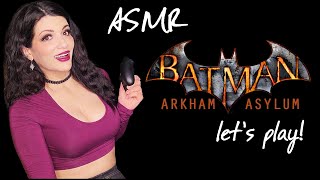 ASMR  🎮Lets Play Arkham Asylum🦇 [upl. by Brion911]