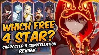 Which Free Character Should You Actually Get Lantern Rite 4 Star Review  Genshin Impact [upl. by Lerret]