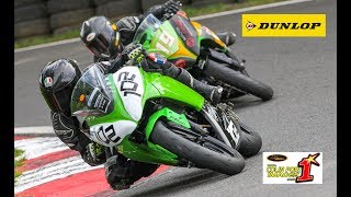 Dunlop Thundersport Superteens Rd4 Cadwell Park 2017 [upl. by Annaes]