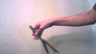 Balisong Tutorial Backhand Screwdriver Beginner [upl. by Eatnuahs780]