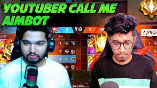 They Call Me Aimbot User 😡 Hindi YouTuber Vs Akshay Akz  Freefire Malayalam [upl. by Red]